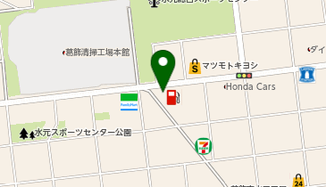 ヤマヒロ(株) セルフ水元公園SSの地図画像