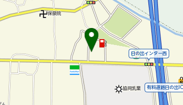 ヤマヒロ(株) セルフ日の出インターSSの地図画像