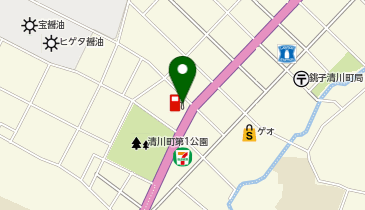 (株)銚子杉野 はっぴいぷらざ清川SSの地図画像