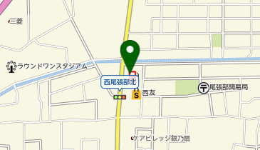 貝印石油(株) ながの尾張部SSの地図画像