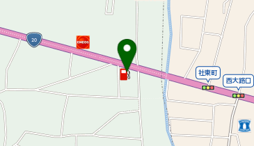 (株)細川商店 長地SSの地図画像