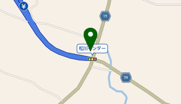 (有)糀屋石油 松川インターSSの地図画像