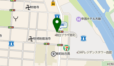 (株)シェル石油大阪発売所 空心町SSの地図画像