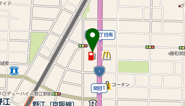 (株)シェル石油大阪発売所 関目SSの地図画像