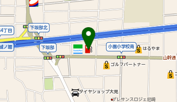 本多石油(株) 尼崎東SSの地図画像