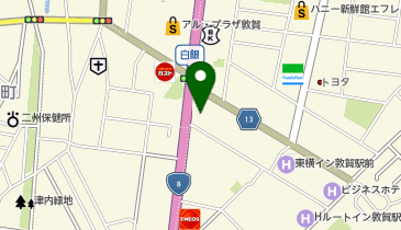 (株)西浦石油店 敦賀SSの地図画像