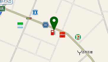 大町石油(株) ニュー志布志SSの地図画像