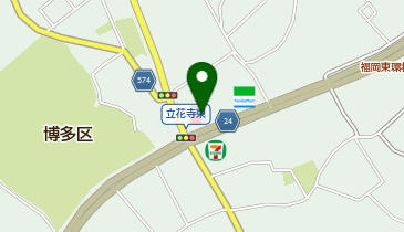(株)イデックスリテール福岡 セルフ立花寺SSの地図画像