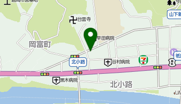 富山石油(株) 高千穂通りSSの地図画像