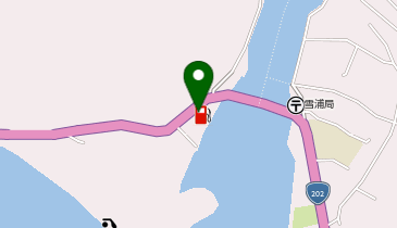 (資)朝川石油店 雪浦SSの地図画像