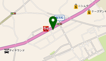 大町石油(株) 志布志SSの地図画像