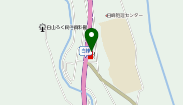 久司石油(株) 白峰SSの地図画像