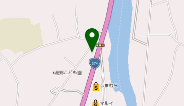 (株)マティクスリテールサービス セルフ湯郷SSの地図画像