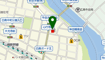 (株)大野石油店 牛田大橋SSの地図画像