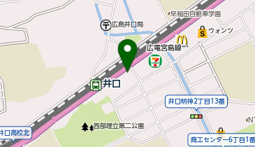 (株)大野石油店 apolloONE井口の地図画像