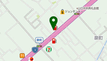 富士商リテールサービス(株) セルフ山口プラザSSの地図画像