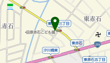 ソフトバンク田原の地図画像