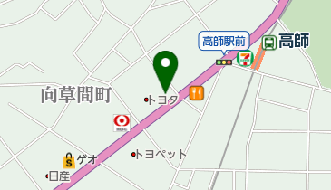 ソフトバンク豊橋南の地図画像