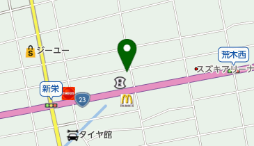 ソフトバンク豊橋新栄の地図画像