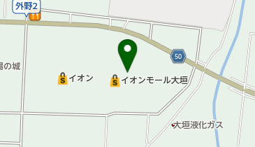 ソフトバンクイオンモール大垣の地図画像