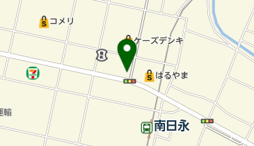 ソフトバンク日永の地図画像