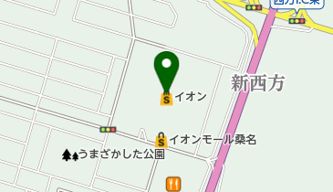 ソフトバンクイオンモール桑名の地図画像
