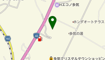 ソフトバンク多気クリスタルタウンの地図画像