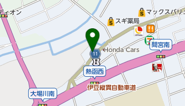 ソフトバンク函南の地図画像