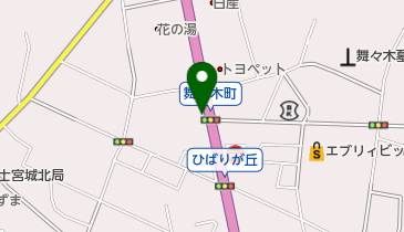 ソフトバンク富士宮ひばりが丘の地図画像