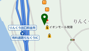 ソフトバンクイオンモール常滑の地図画像