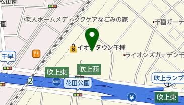 ソフトバンクイオンタウン千種の地図画像