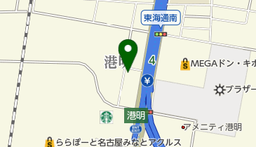 ソフトバンクららぽーと名古屋みなとアクルスの地図画像