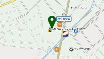 ソフトバンクMEGAドン・キホーテUNY江南の地図画像