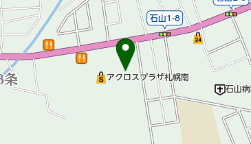 ソフトバンク札幌藤野の地図画像