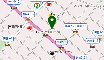 ソフトバンク美園の地図画像