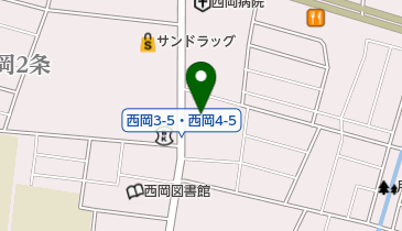 ソフトバンク西岡の地図画像