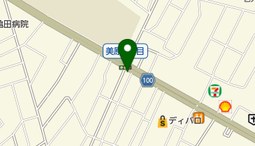 ソフトバンク函館美原の地図画像