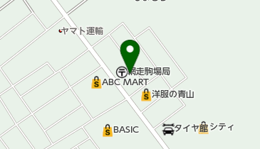 ソフトバンク網走の地図画像