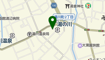 ソフトバンク函館湯の川の地図画像