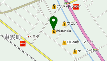 ソフトバンク八雲の地図画像