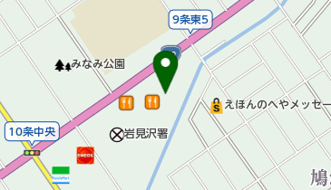 ソフトバンク岩見沢の地図画像