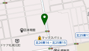 ソフトバンク札幌元町の地図画像