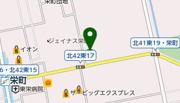 ソフトバンク札幌栄町の地図画像