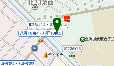 ソフトバンク札幌新川の地図画像