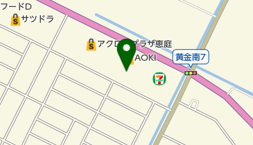 ソフトバンク恵庭バイパスの地図画像