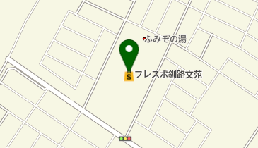 ソフトバンク釧路文苑の地図画像