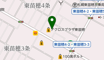 ソフトバンク札幌東の地図画像