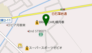 ソフトバンクBRANCH札幌月寒の地図画像