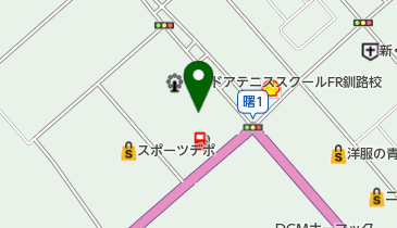 ソフトバンク釧路桂木の地図画像