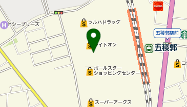 ソフトバンクポールスター函館の地図画像